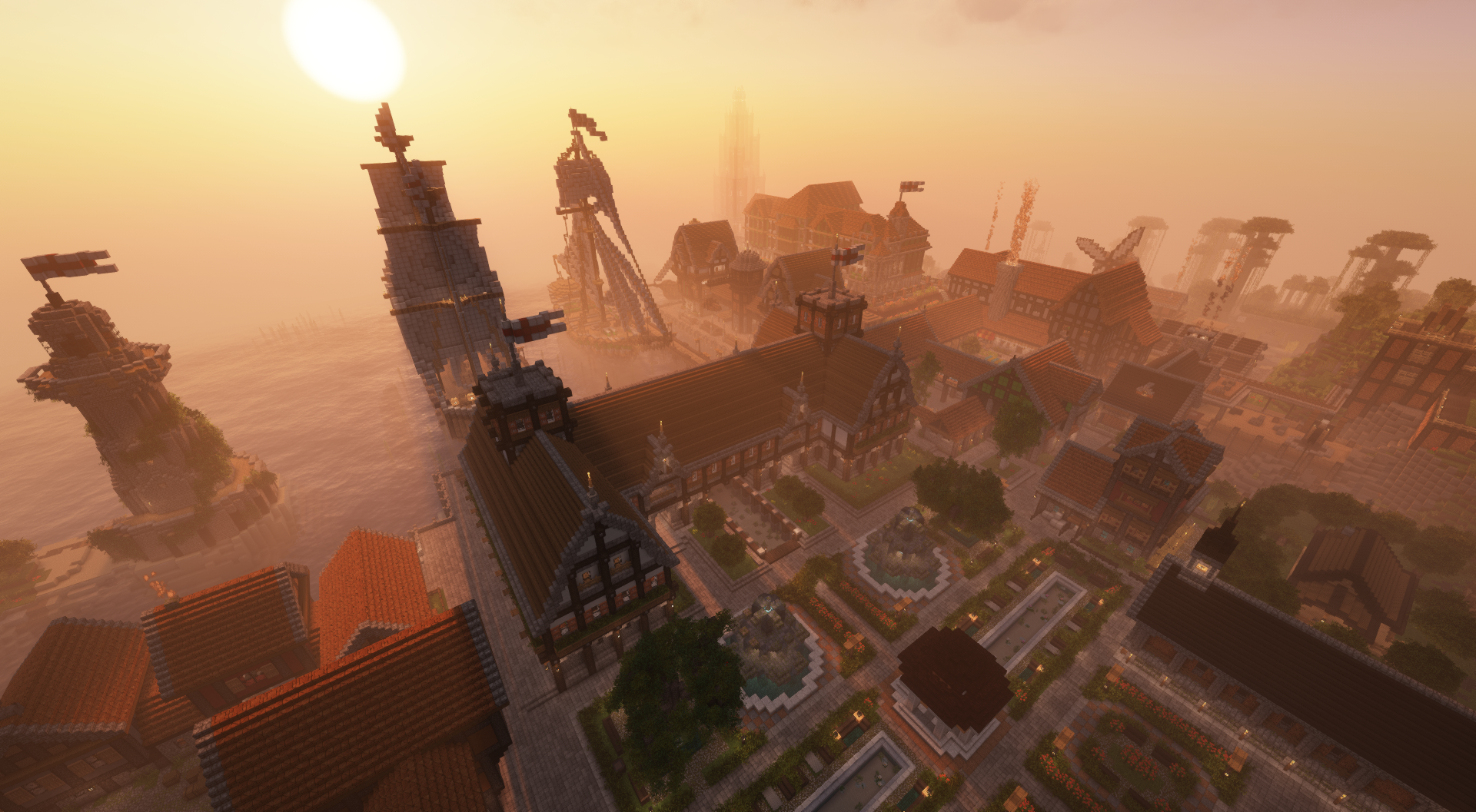Minecraft Piraten Stadt