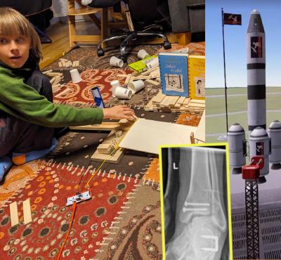 Nach dem Absturz Raketenmann hebt endlich ab!